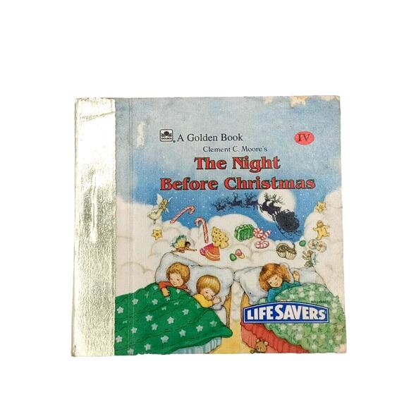 Mini Life Savers Ornament Book 1987 The Night Before Christmas Vintage Miniature - Picture 15 of 16